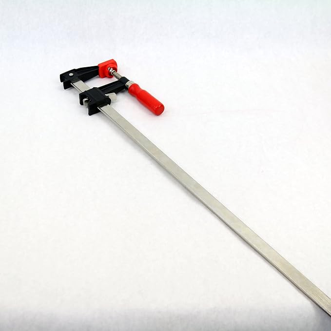 Bessey Clutch Style Bar Clamps - 24 In 600 lb - GSCC2.524- Woodworking Clamps with Ergonomic Handle, Non-Marring Pads, Durable Cast-Iron Jaws & Serrated Rail for Carpentry & Cabinetry