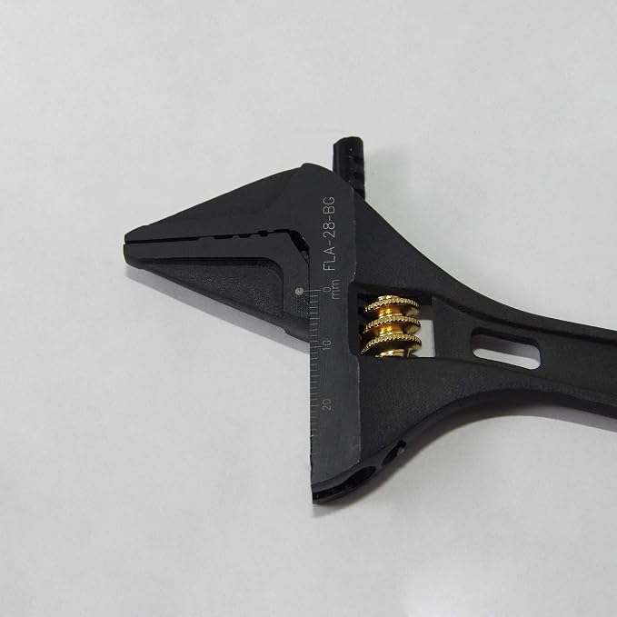 Fujiya Tools, FLA-28-BG, Adjustable wrench, Black & Gold color-