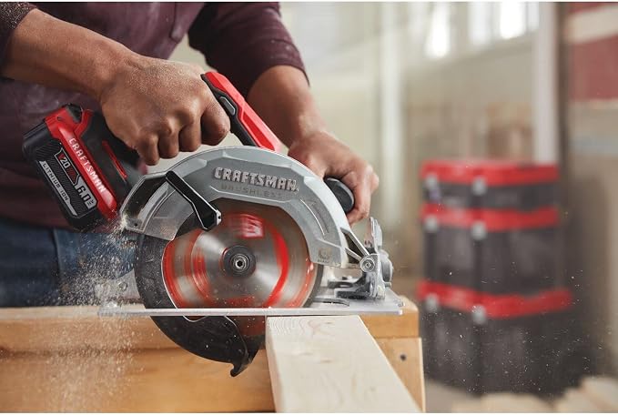 CRAFTSMAN V20 Cordless Circular Saw, 7-1/4 inch, Bare Tool Only (CMCS550B)