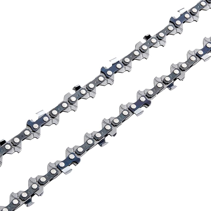 KAKEI 6 Inch Chainsaw Chain 1/4" Pitch .043" Gauge 37 Drive Links Pole Saw Chain (3 Chains) - Semi Chisel