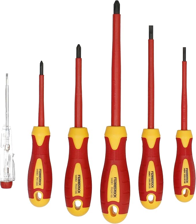Ferrestock FSKDES106 Screwdriver Set of 6, FSKDES106E