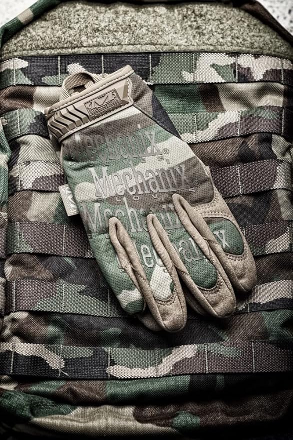 Mechanix Wear - Original Woodland Camo Tactical Gloves (Small, Camouflage)