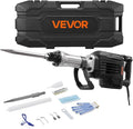 VEVOR Demolition Jack Hammer, 3000 W Powerful Electric Jackhammer, 1700 BPM Concrete Breaker with a Point Chisel, Carrying Case, Gloves, Goggles, for Concrete, Wall, Brick, Tile and Foundation