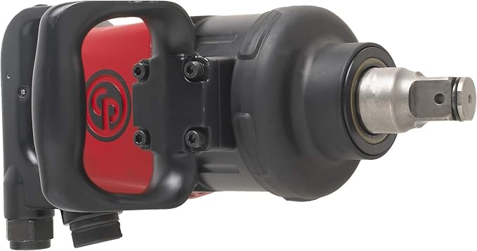 Chicago Pneumatic CP7782 Air Impact Wrench, 1 Inch, D-Handle, Pinless Rocking Dog, Max Torque Output 1920 ft. lbf/2600 Nm 5200 RPM