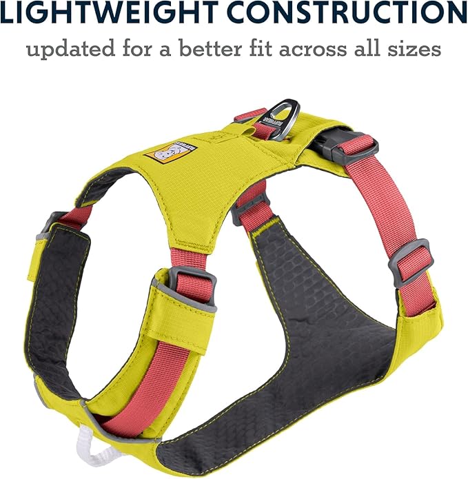 Ruffwear, Hi & Light, Everyday Lightweight Dog Harness, Trail Running, Walking, Hiking, All-Day Wear, Lichen Green, Medium
