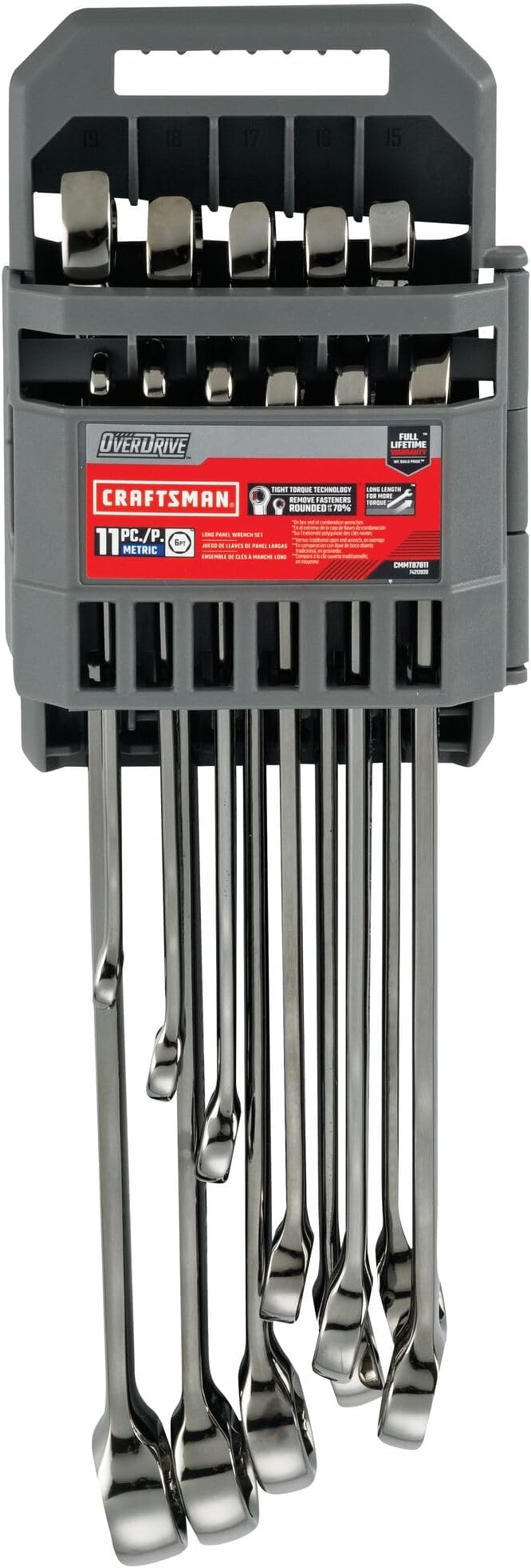 CRAFTSMAN OVERDRIVE 11-Piece Metric Wrench Set (CMMT87811)