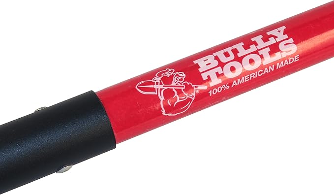 Bully Tools 12-Gauge Caprock/Pony Shovel - Heavy-Duty Steel Head, Long Fiberglass Handle, Landscaping Shovel with Easy Grip, Durable Design for Tough Soil Digging and Planting - 100% Made in USA