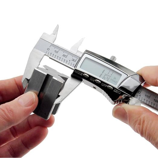General Tools Digital Caliper #147 - 6" Precision Measuring Tool - Stainless Steel Ruler