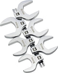 Titan 17676 6-Piece 1/2-Inch Drive SAE Jumbo Crowfoot Wrench Set