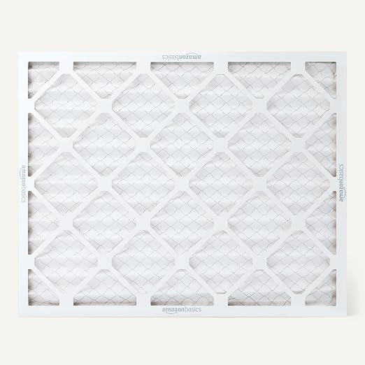 Amazon Basics MERV 5 AC Furnace Air Filter, 20x25x1 inches, 6-Pack (Actual size: 19.75" x 24.75" x 0.75")