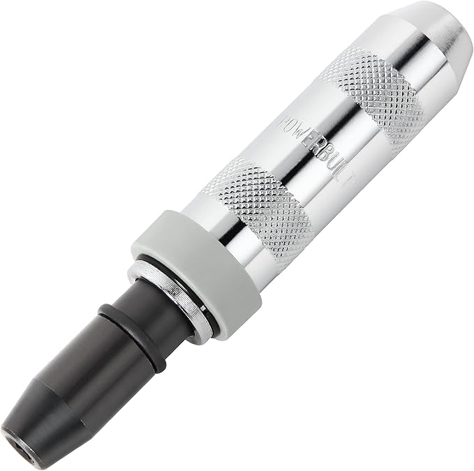Powerbuilt 1/2 Inch Drive Impact Driver Set Extractor Tool, Slotted or Phillips Screwdriver Bits, Remove Rusted, Damaged Screws - 648002, Large