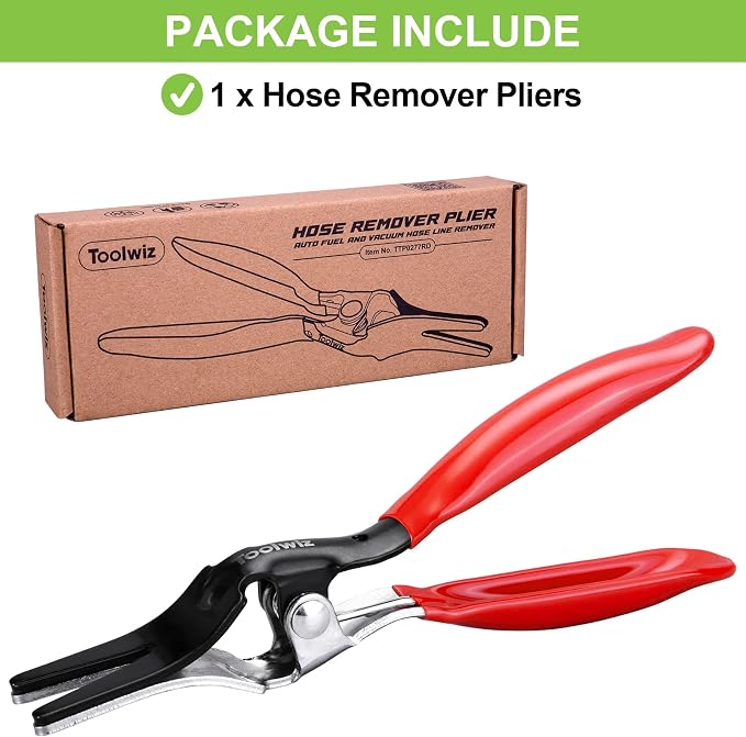 Toolwiz Automobile Hose Removal Pliers, Auto Fuel, and Vacuum Line Tube Hose Remover Pliers, Separator Tools Pipe Repairing Tool for Marine, Oil, Hosepipes Vehicle