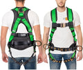 Hammerhead 5pt Safety Harness Back Padded, QCB Chest, Tongue Buckel Legs Straps, Back & Side D-Rings