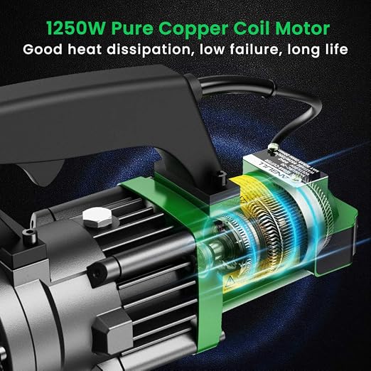 Anbull 1350W Electric Hydraulic Rebar Cutter, Cutting up to 7/8 Inch 4-22mm #7 Rebar, with Replaceable Jaw Blades, Cutting Speed 3.5-4S (1350W RC-22)