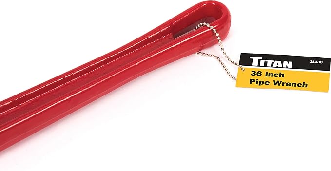 Titan Tools 21336 36-Inch Heavy-Duty Straight Pipe Wrench