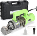 5/8" Electric Hydraulic Rebar Cutter 1-1.5s Cutting Speed Portable Rebar Cutter Cutting Rebar 4-16mm 1000w 120v/60hz RC16B (Light Green)