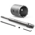 DAYDOOR 2-3/16" (55mm) Concrete Hole Saw with SDS Plus Shank Adapter, Tungsten Carbide Tipped Masonry Hole Saw, Heavy Duty Concrete Core Drill Bit for Brick, Cement Wall, and Stone