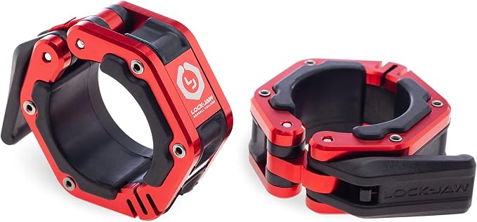 Lock-Jaw Flex Magnetic Barbell Collars/Clamps, 2"/50mm Olympic Bars