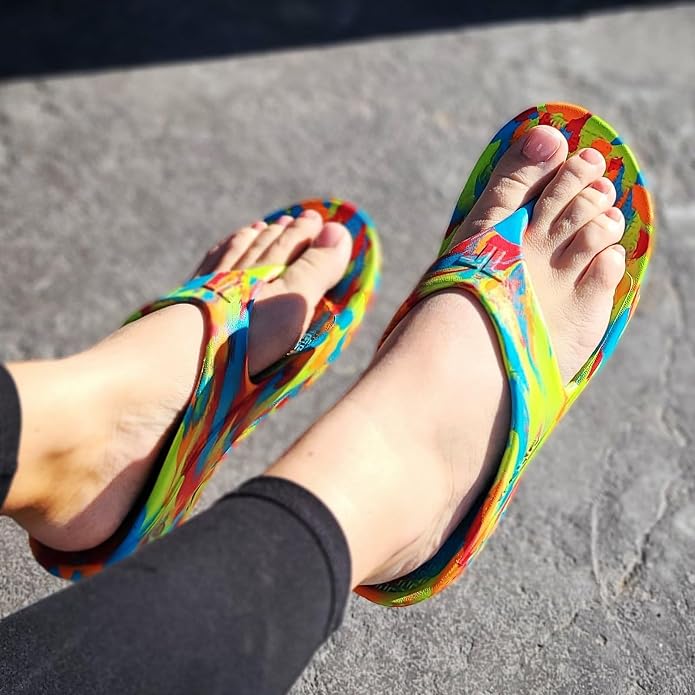 Telic Unisex Adult Energy Flip Flop Arch Support Cushioned Sandals