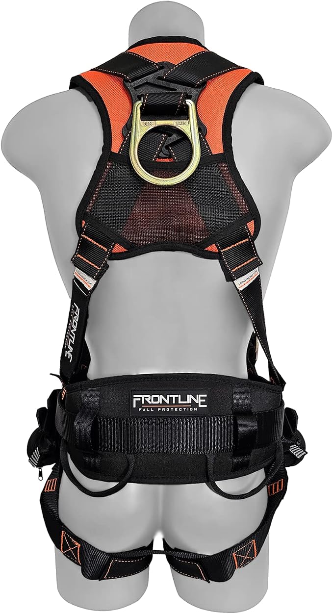 Frontline Full Body Harness | Suspension Trauma Straps| OSHA & ANSI Compliant