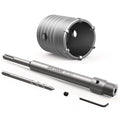 DAYDOOR 2" (50mm) Concrete Hole Saw with SDS Plus Shank Adapter, Tungsten Carbide Tipped Masonry Hole Saw, Heavy Duty Concrete Core Drill Bit for Brick, Cement Wall, and Stone