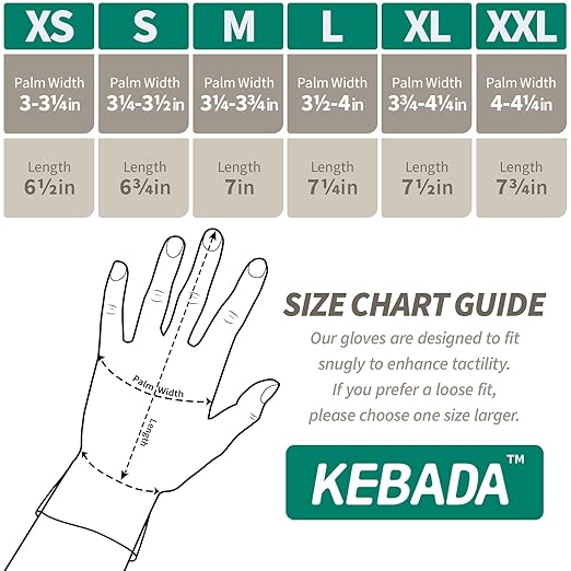 Kebada W1 Work Gloves for Men and Women, PU Coated Safety Gloves with Grip, Touchscreen, Ideal for Warehouse Package Handling, Construction, Gardening, Green Small