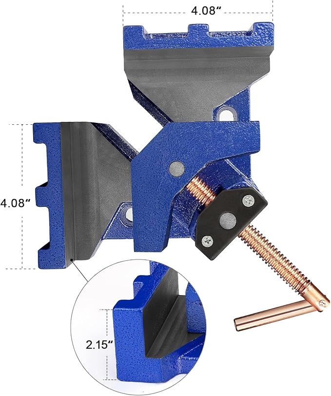 BETOOLL Cast Iron Welders Angle Clamp（2PCS）
