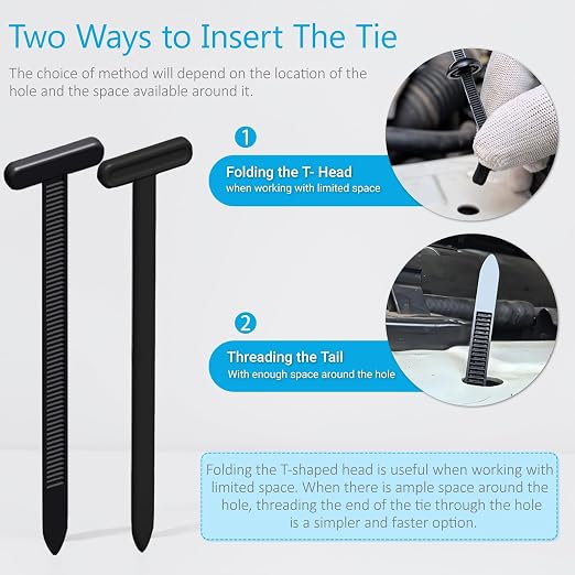 Upgrade Cable Tie Buckle Nylon Universal Heavy Duty Self Lock, Car Zipper Clip, Super Durable Button Zipper Retainer for Car Repair Office, Workshop and Shelves (30Pcs)