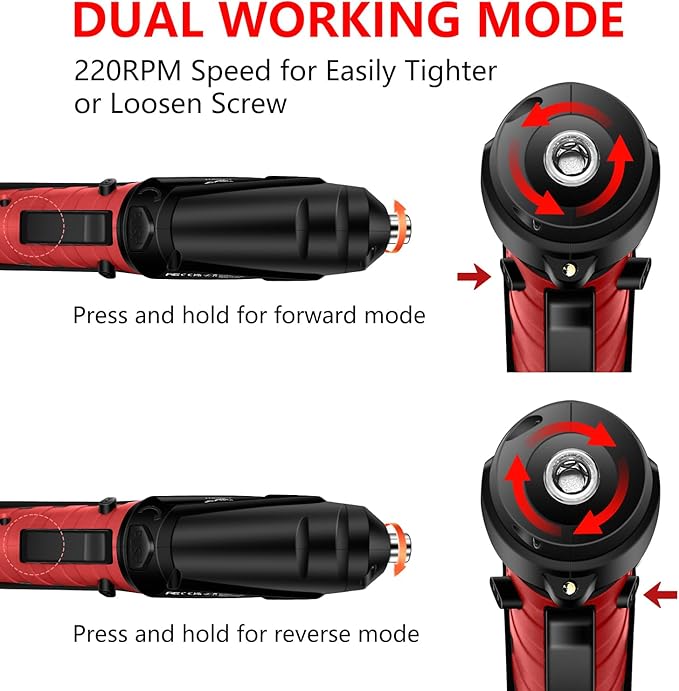 JENABOM Electric Screwdriver Cordless Rechargeable Small Drill Set 3.6V Li-ion 3.5Nm Max Torque Electric Rotatable with LED Light Screwdriver,14Pcs