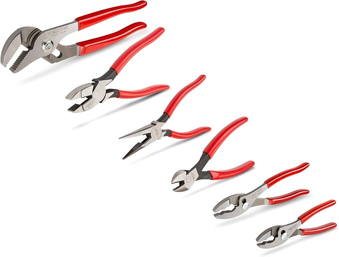 TEKTON Mixed Pliers Set, 6-Piece | PLR99020