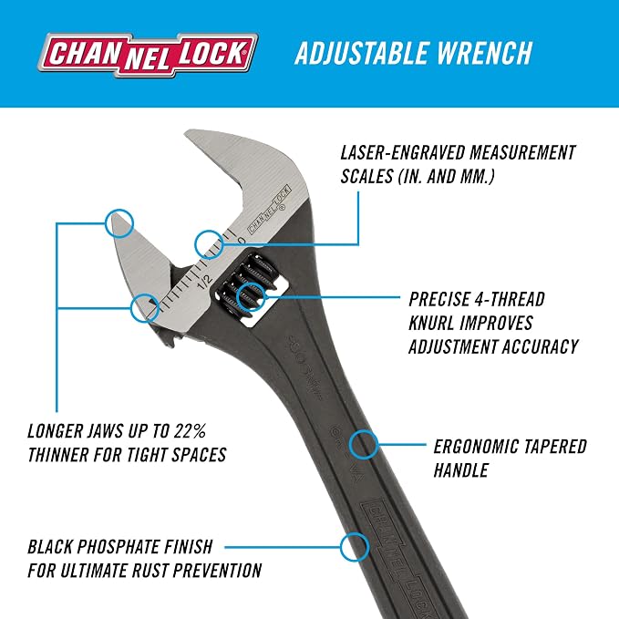 Channellock - Adj Wrench15In (815N)