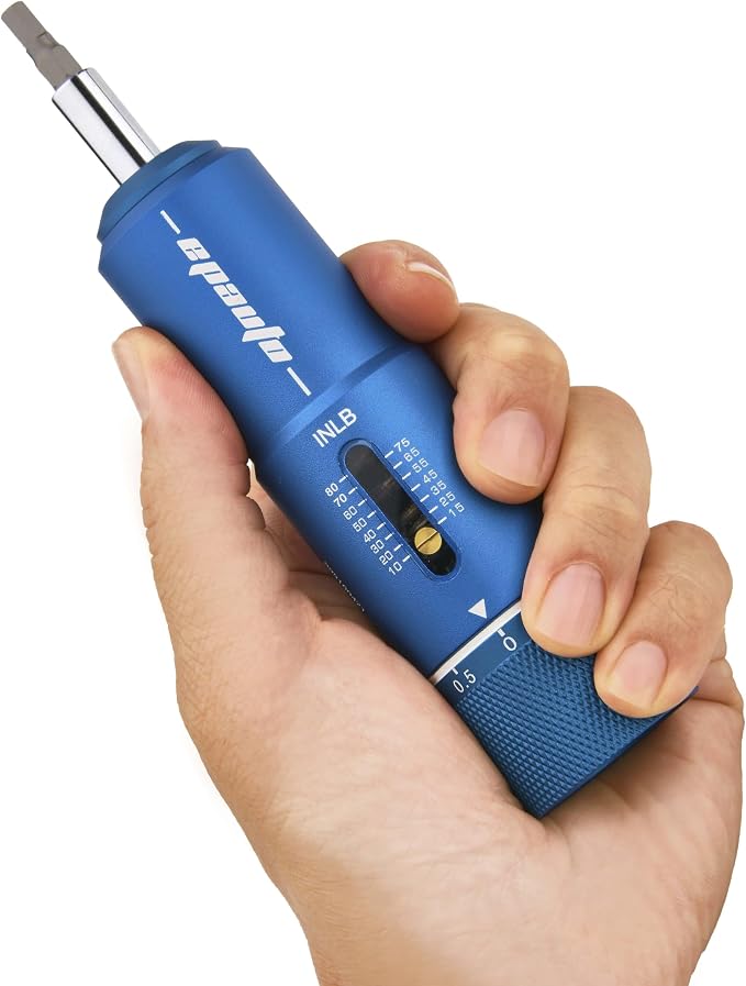 EPAuto Manual Wrench Screwdriver for Firearms | Bike Gears, 10-80 In/lb | Manual Wrench Screwdriver for Firearms | Bike Gears, 10-80 in/Lbs