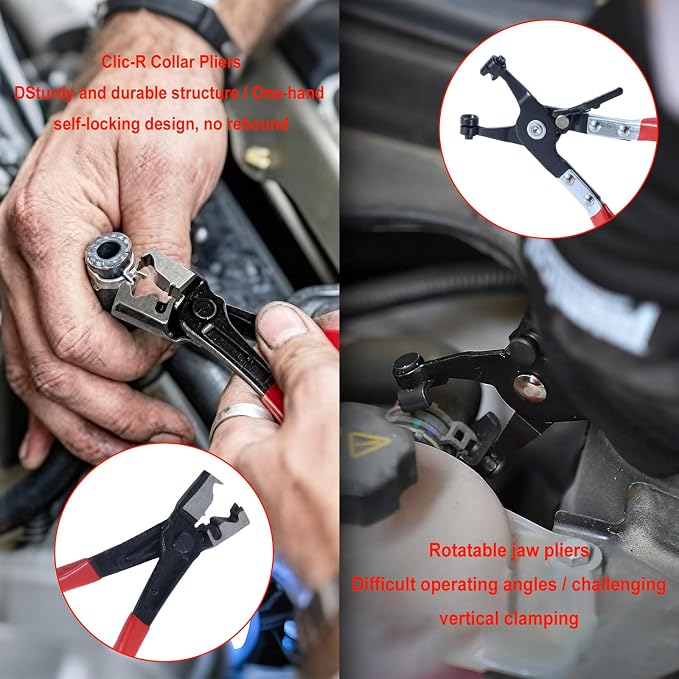 9PCS Hose Clamp Pliers Set,Hose Clamp tool kit