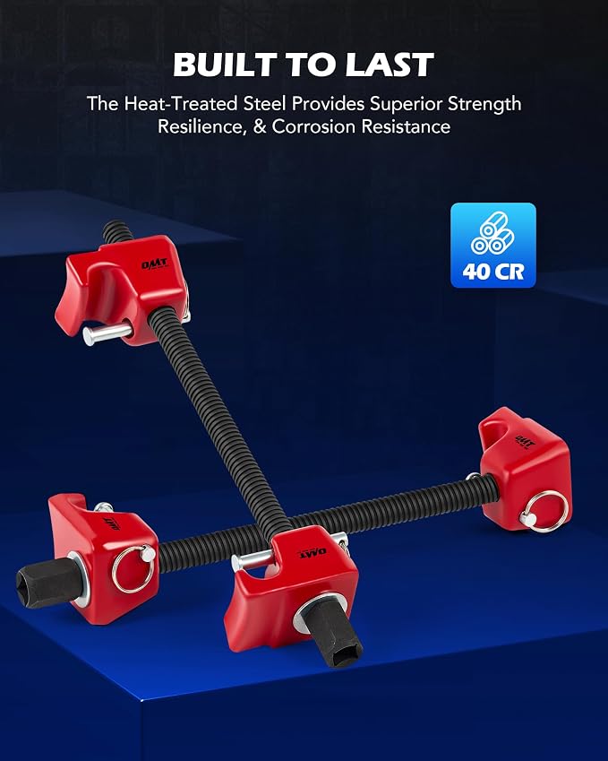 OMT Macpherson Strut Spring Compressor Tool Set with 10.5" Range
