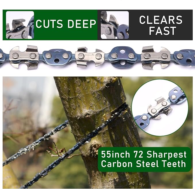 High Limb Rope Saws 55 inch Rope Saw for Tree Saw High Limb 72 Sharp Teeth on Both Sides, Pocket chainsaw with 11OZ Throw Weight, Tree Limb Cutter, Hand Saws for Tree Trimming