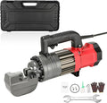 1400W Electric Rebar Cutter, 7/8" Hydraulic Portable Rebar Cutter 3-4s Cutting Speed Cuts 4-22mm #7 3/8" 5/8" up to 0.87" Rebar/Steel, RC-22,with Easy to Carry Box