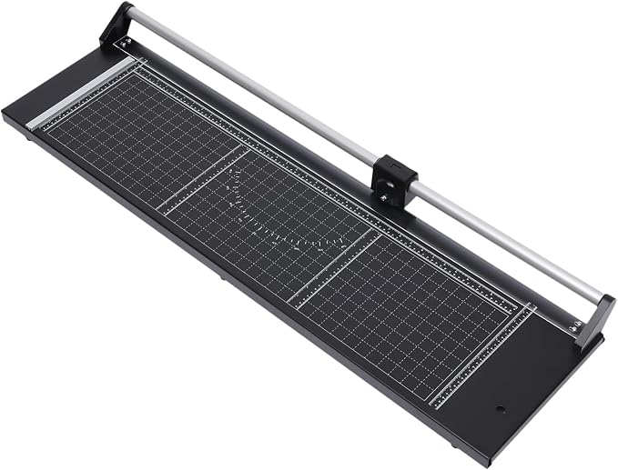 Precision Manual Rotary Paper Trimmer 36 inch Sharp Photo Paper Rolling Cutter Heavy Duty