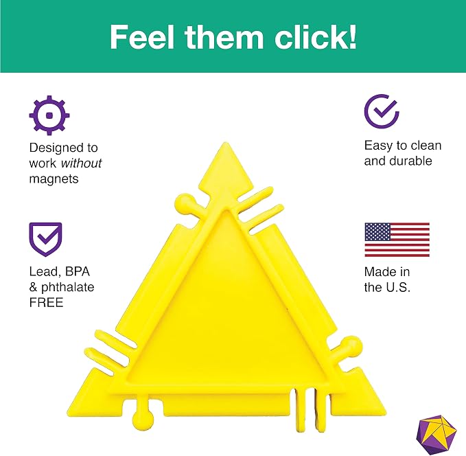 3D Building Set for Learning Math, Includes Many Online Activities, 96-pc, Made in USA