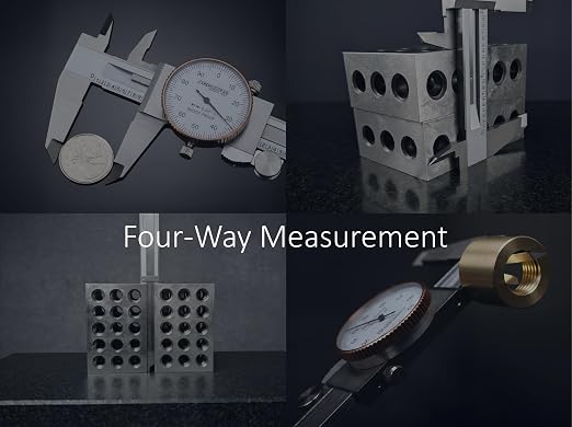 Accusize Industrial Tools 0-6 inch by 0.001 inch Precision Dial Caliper, Stainless Steel, in Fitted Box, P920-S216