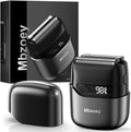 Mbzoey Electric Foil Shavers for Men: Mini Electric Razor for Face - IPX7 Waterproof Cordless Razor with LED Display & Fast Charge - Micro-Comb Technology & Precision Blades，Father's Day Gifts