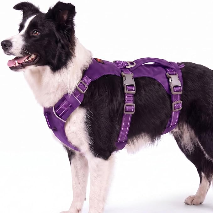 Tuff Pupper Escape Proof Dog Harness for Small Dogs | No Pull Lightweight Adjustable Harness | No Escape Multifunctional Outdoor Pet Gear | Strong Durable Breathable | Secure Comfortable Fit