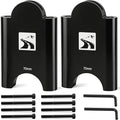 70mm Aluminum Aerobar Riser Kit, Clip On Aero Bars Armrest Handlebar Spacers for Road Bike Triathlon and Time Trial, Compatible with Profile Design 31.8mm Clamp, with M5 & M6 Mount Bolts
