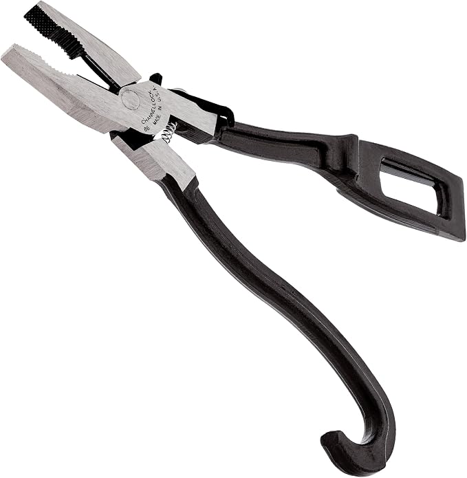 Channellock 86 Spring Loaded Compact Rescue Tool with Lock, 9"