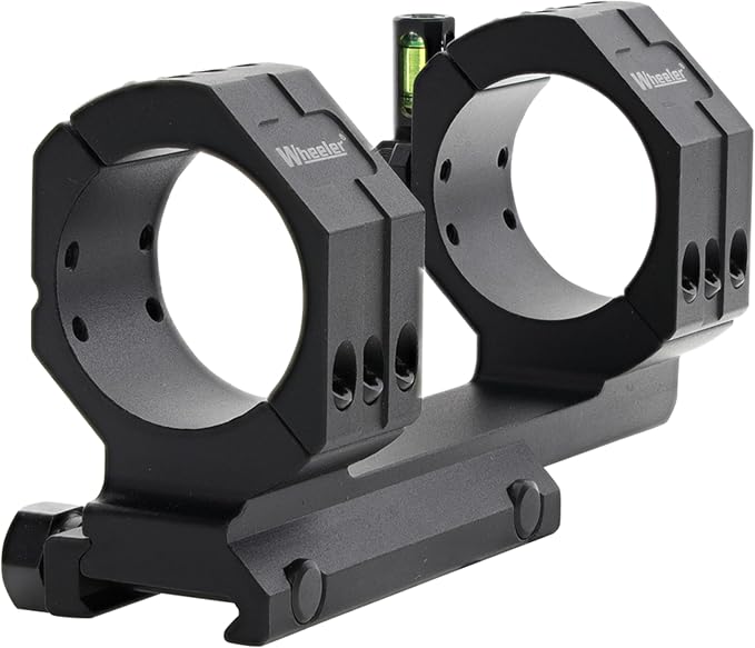 Wheeler 1 Piece Pic Rail Cantilever Scope Mounts with Integrated Anti-Cant Indicator for Leveling, Shooting and Gunsmithing