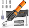 Digital Torque Wrench Set, 1.1-22.1 Ft.lb/1.5-30 Nm, 1/4" Drive Inch Pound Bike Torque Wrench Electronic with Buzzer & LCD Indicator for Bicycle E-bike Motorcycle