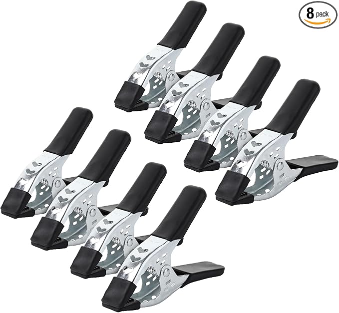 Mr. Pen- Spring Clamps, 8 Pack, 6 Inches, Heavy Duty, Metal, Spring Clips