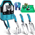 Kynup Garden Tools, Gardening Tools Set with Garden Hand Shovel, Garden Trowel, Rust Resistant Gardening Essentials, Supplies, Garden Stuff, Gardening Gifts Kits for Women