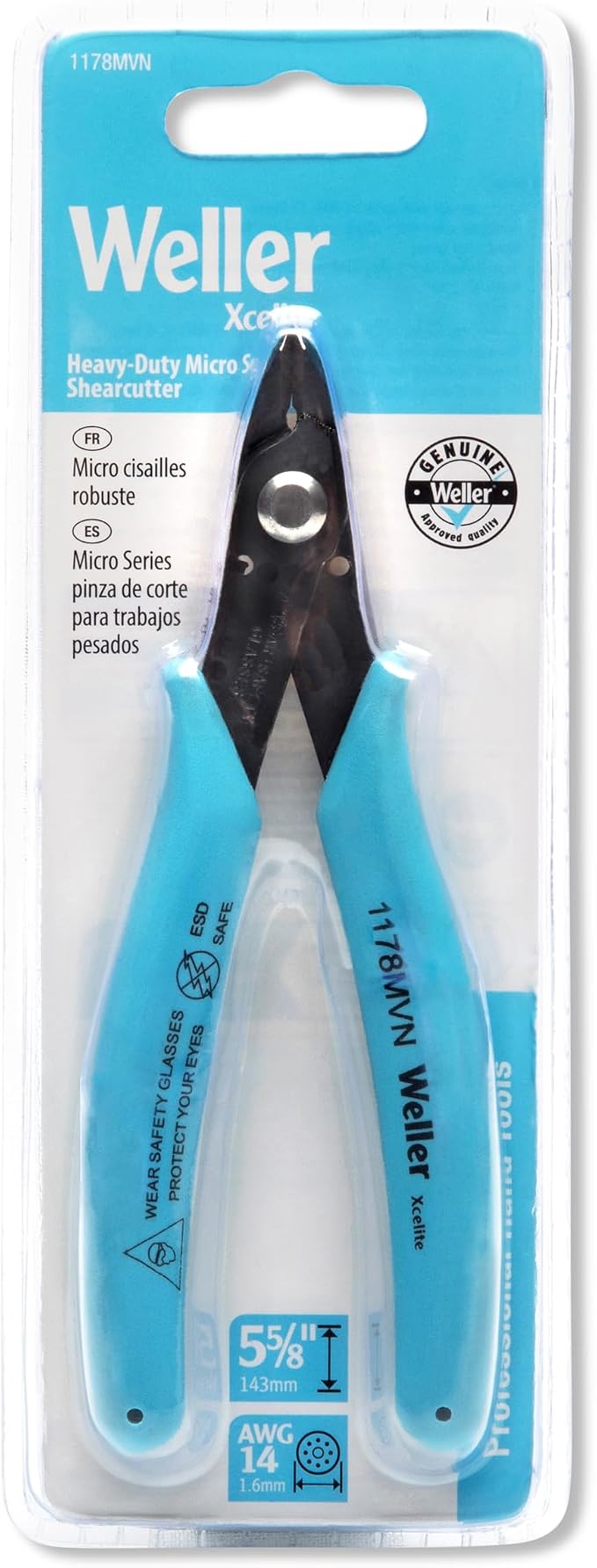 Weller Xcelite Heavy-Duty Micro Shearcutter | 1178MVN