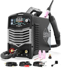 Sunstac 200A TIG Welder with Pulse, 110V/220V Dual Voltage, 3 in 1 DC TIG/Pulse TIG/SPOT TIG/Stick Welding Machine, Digital Screen Display, Over Loading Protection