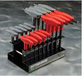 18 Pc SAE & Metric T-Handle Ball End Hex Key Set by USATNM